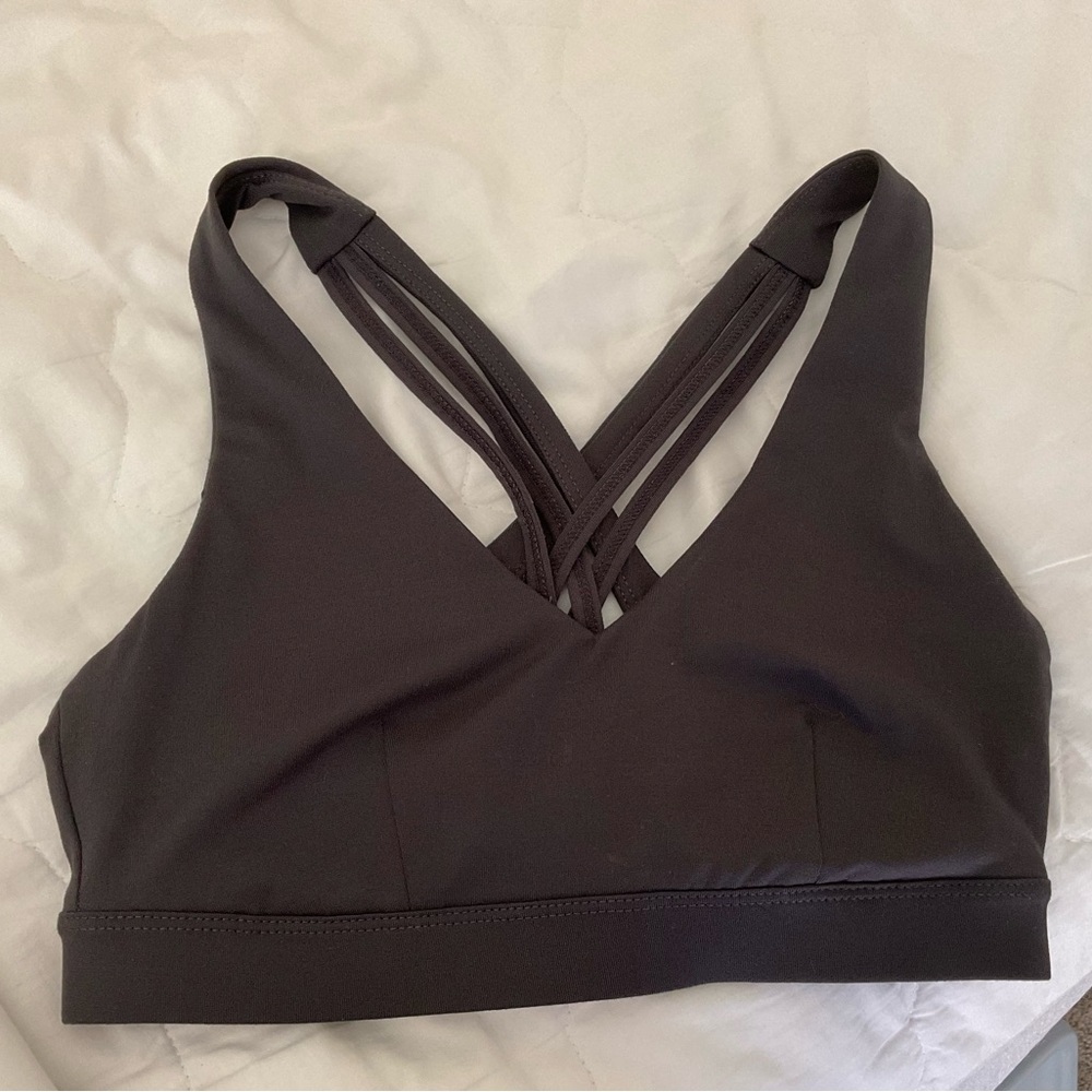 Ideology Bra Dark Gray Racerback Women's Sports Bra XS